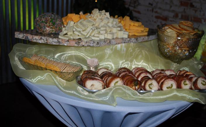 Variety of Cheeses and Monterey Chicken