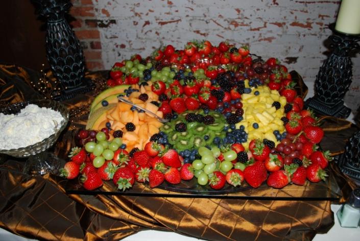 One of our fruit displays.